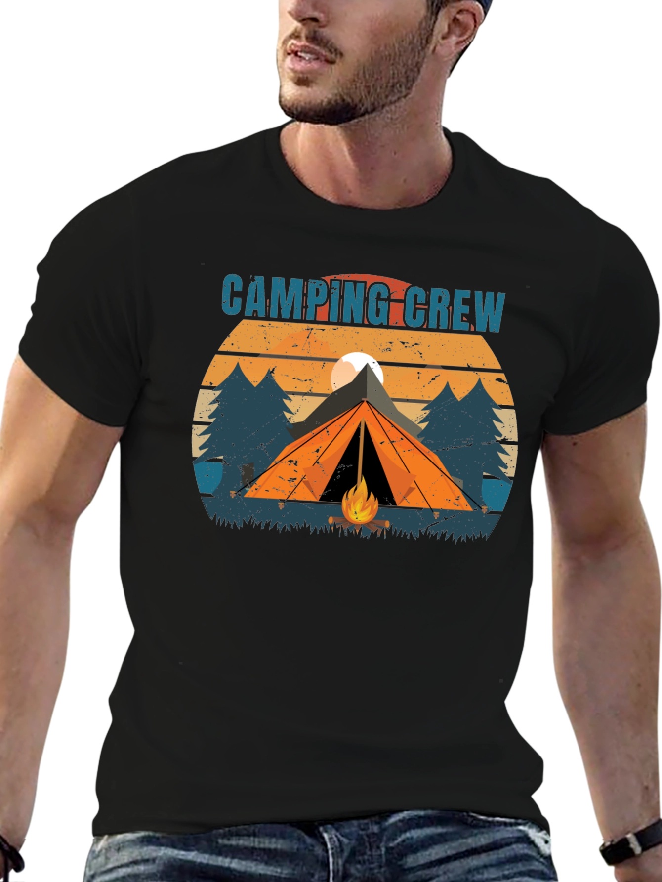 Camping Crew Graphic T-Shirt