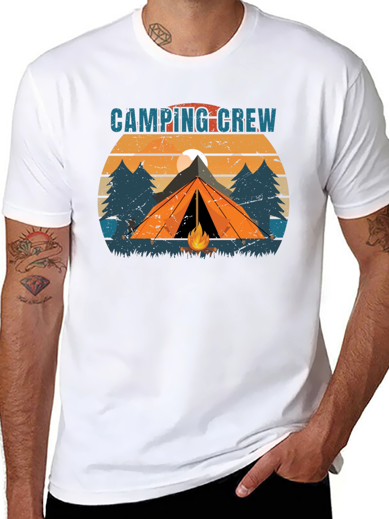 Camping Crew Graphic T-Shirt