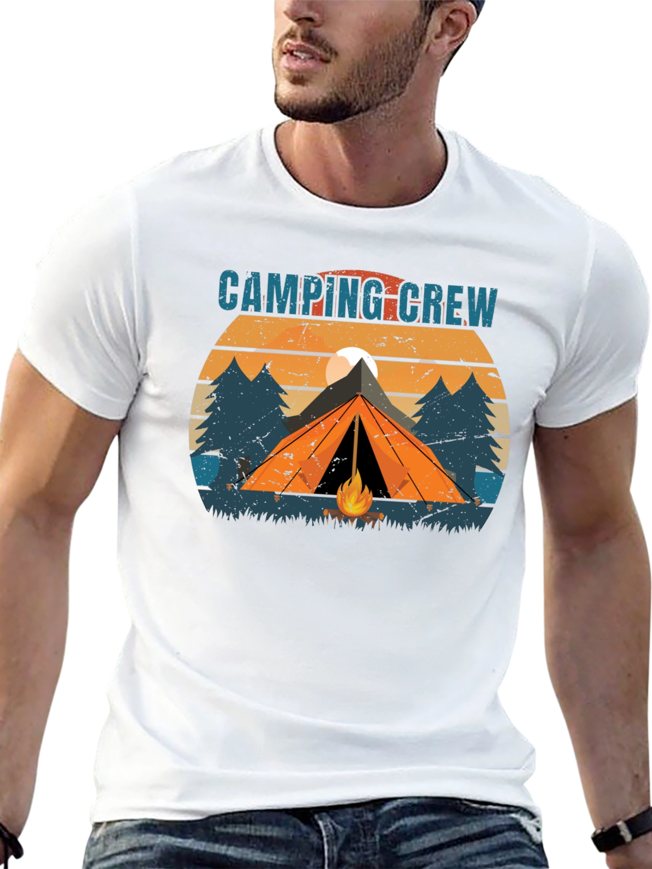 Camping Crew Graphic T-Shirt