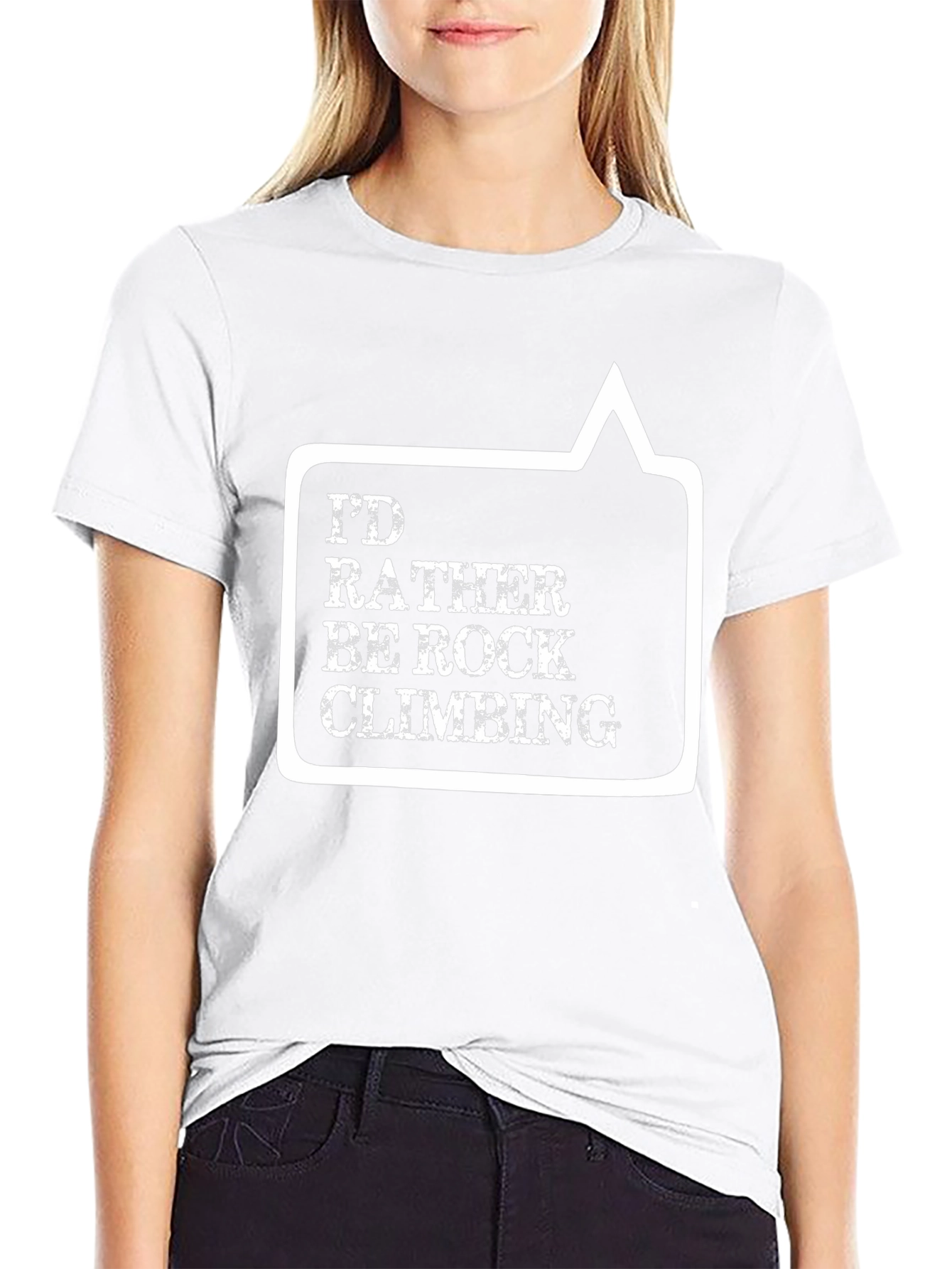 Rock Climbing Graphic Tee - Black