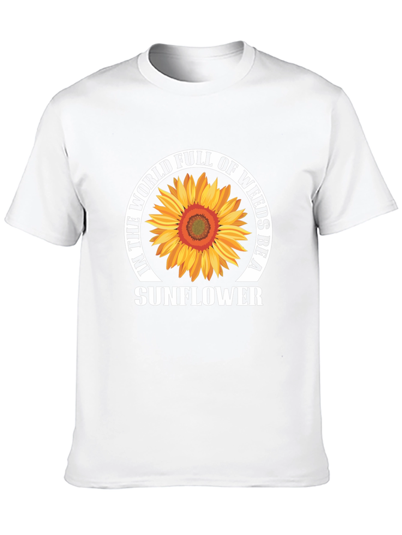 Sunflower Graphic T-Shirt - Be A Sunflower