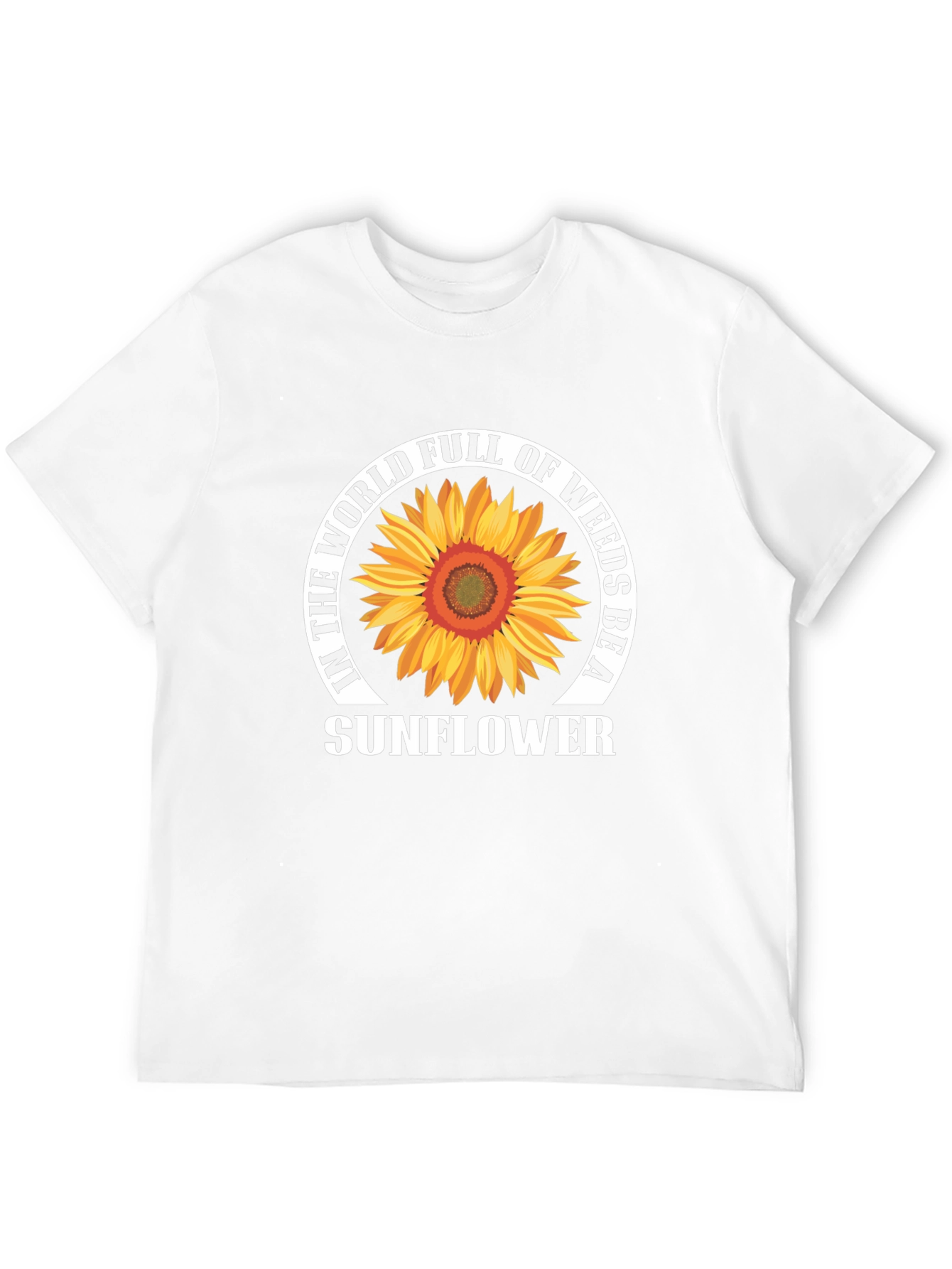 Sunflower Graphic T-Shirt - Be A Sunflower