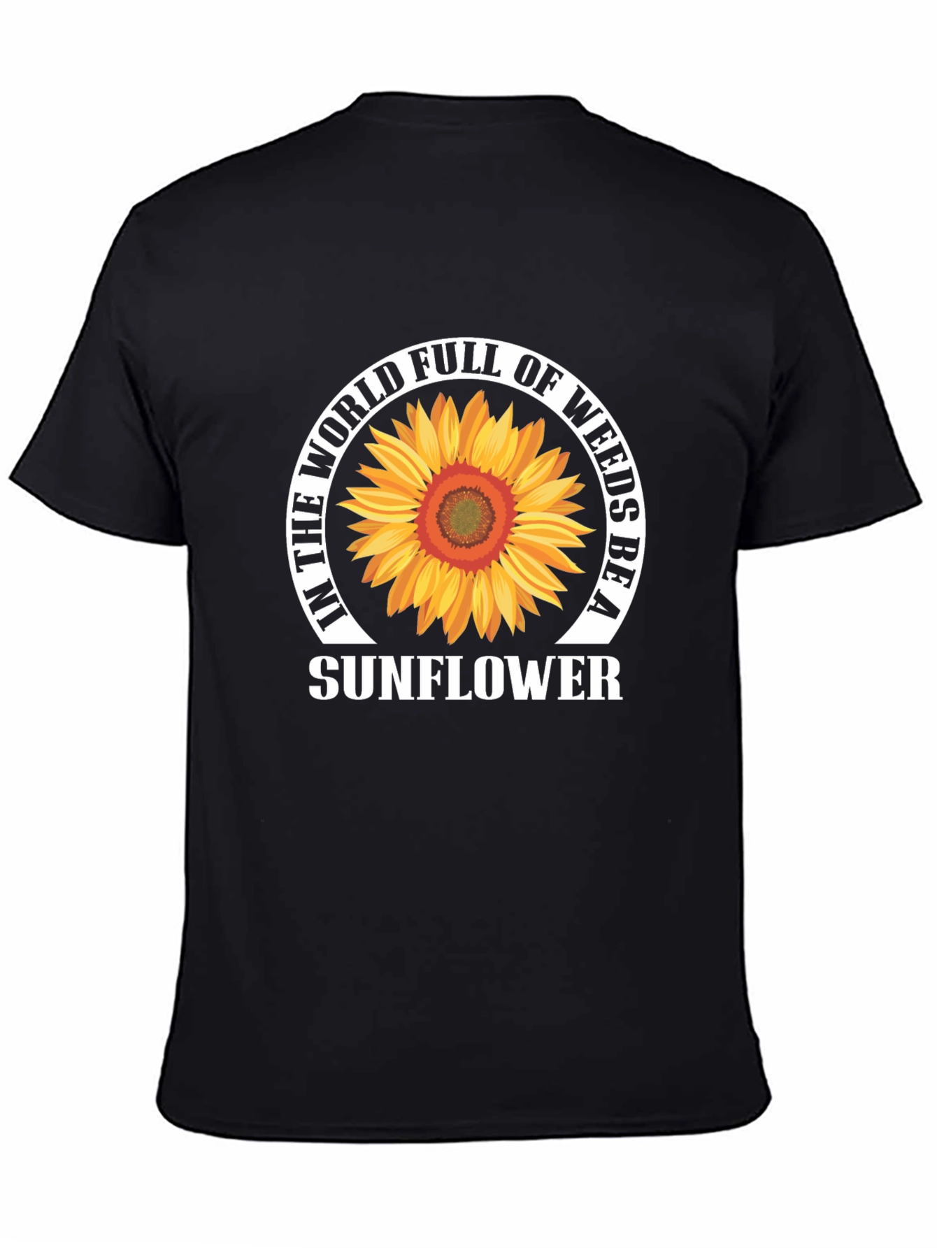 Sunflower Graphic T-Shirt - Be A Sunflower