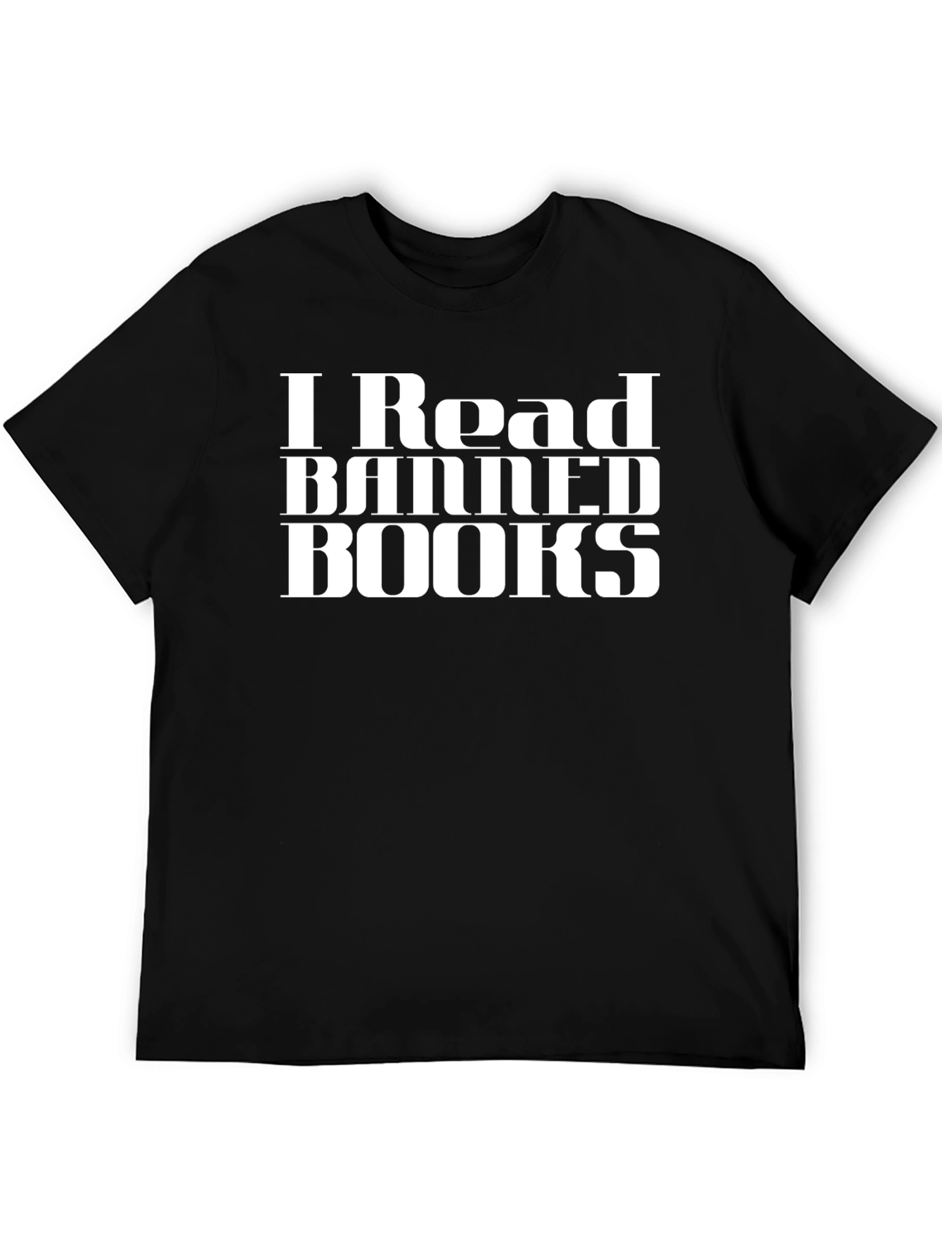 I Read Banned Books Black T-Shirt