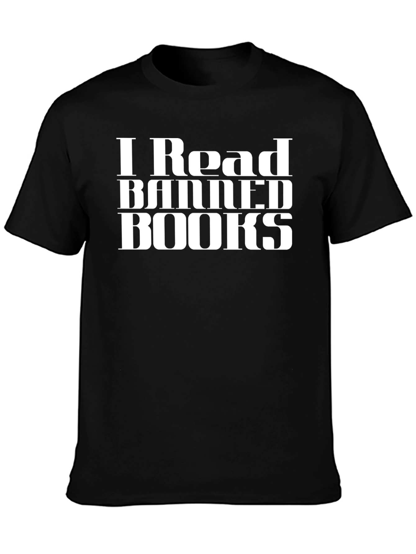 I Read Banned Books Black T-Shirt