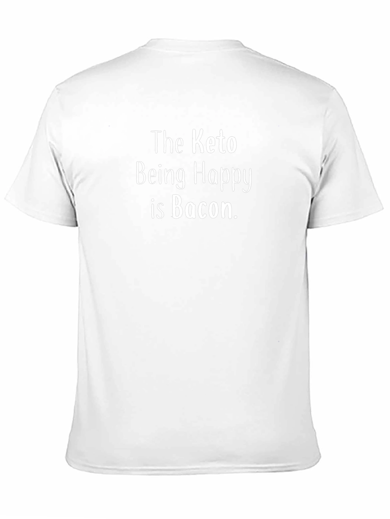 Keto Bacon T-Shirt - Happy Keto Life