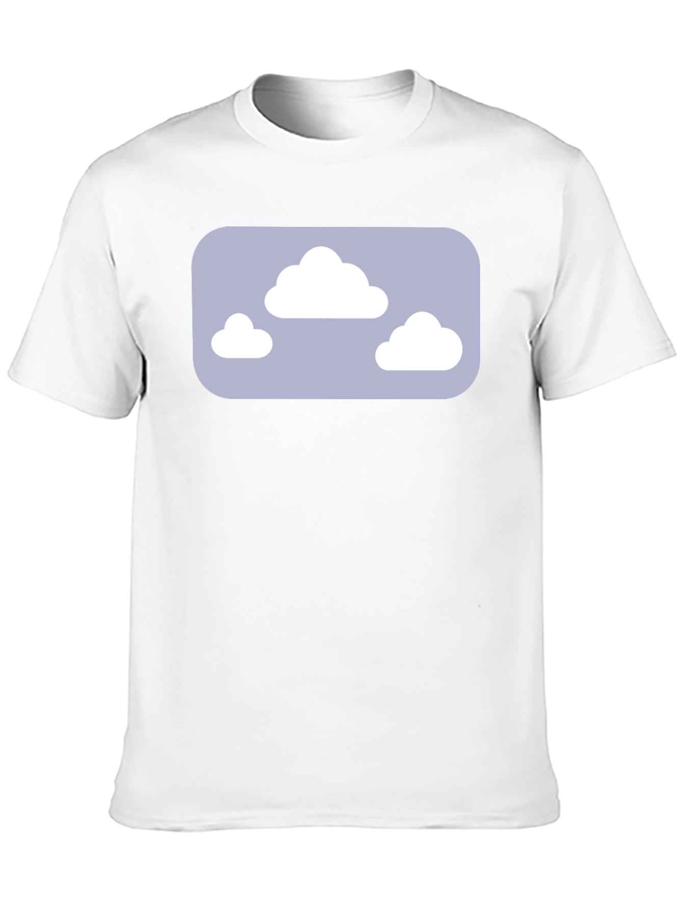 Cloud Graphic Tee - Black Casual T-Shirt