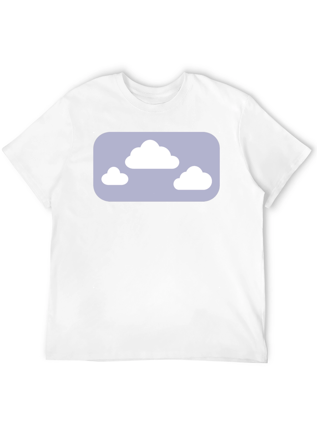 Cloud Graphic Tee - Black Casual T-Shirt