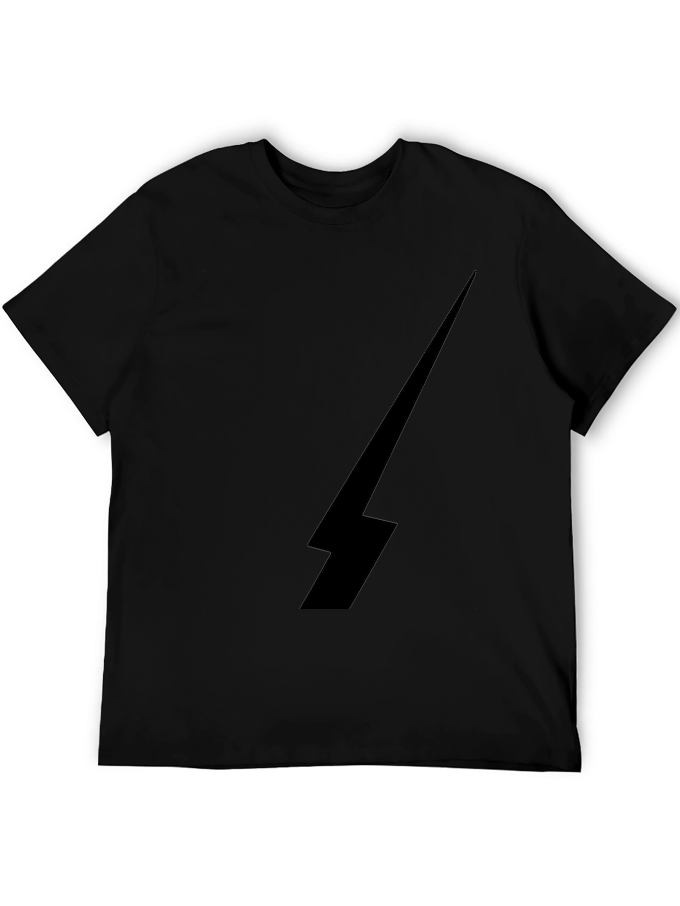 Lightning Bolt Graphic Black Tee