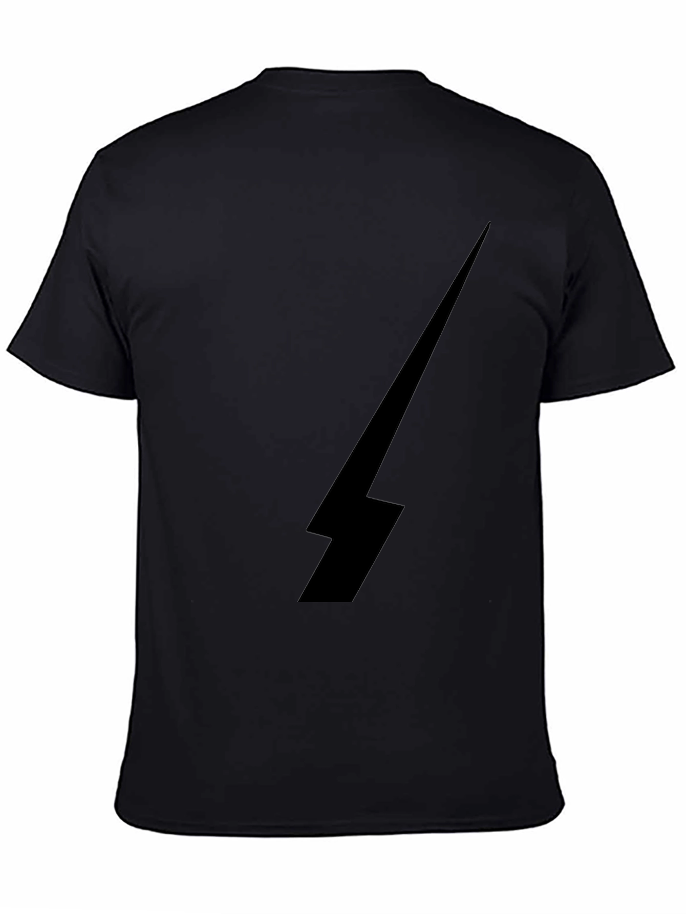 Lightning Bolt Graphic Black Tee