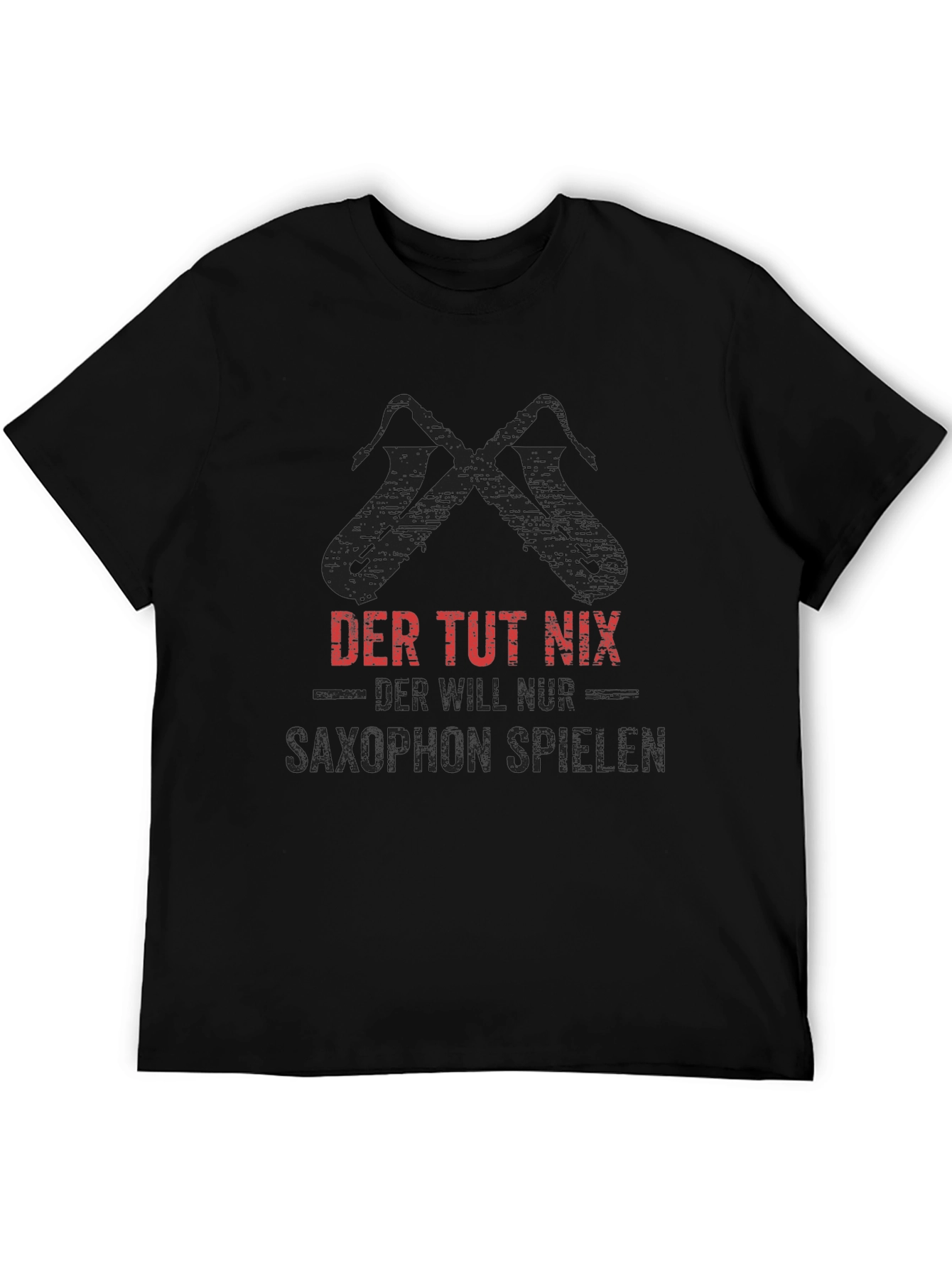 Saxophone Player Graphic Tee - Der Tut Nix Design