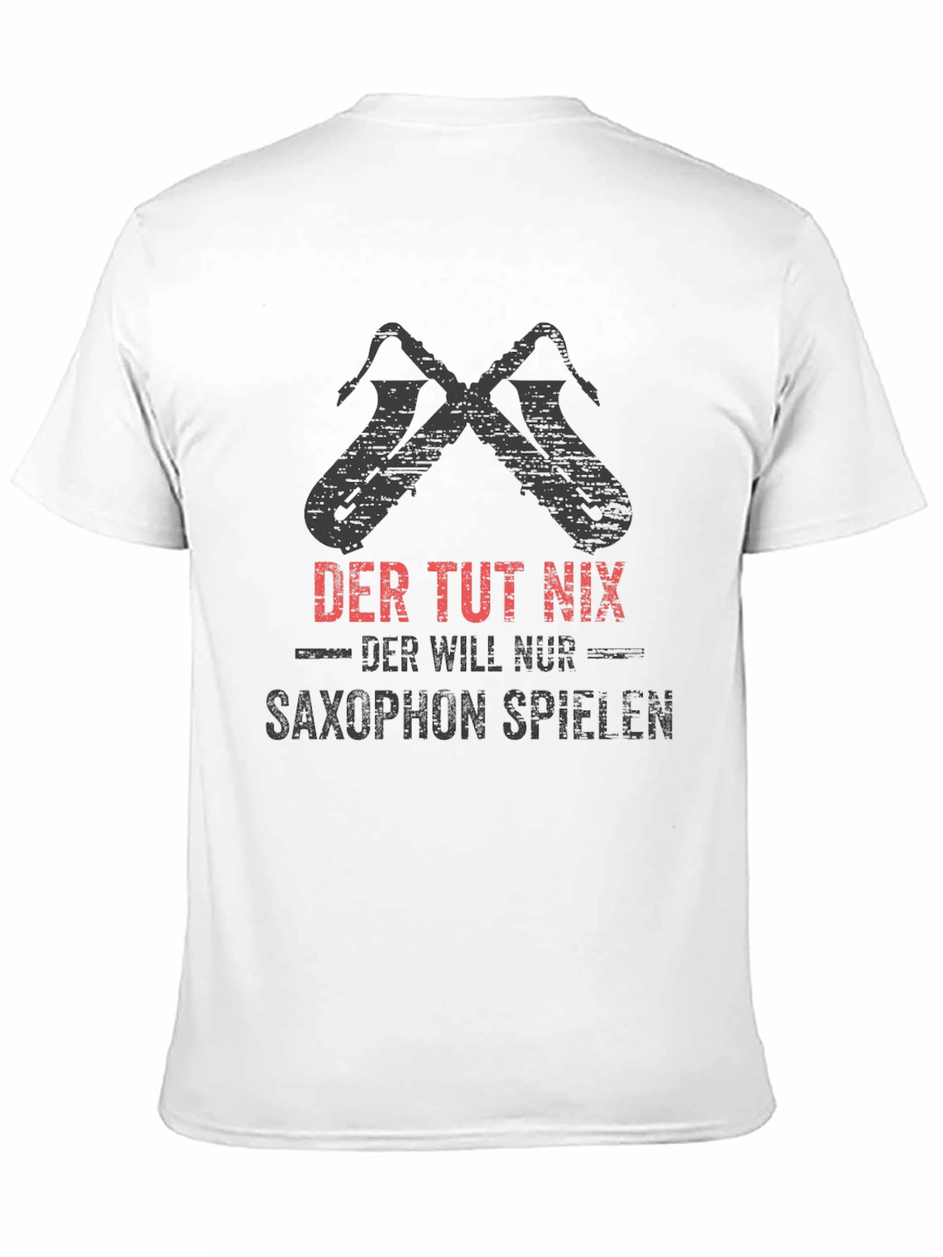 Saxophone Player Graphic Tee - Der Tut Nix Design