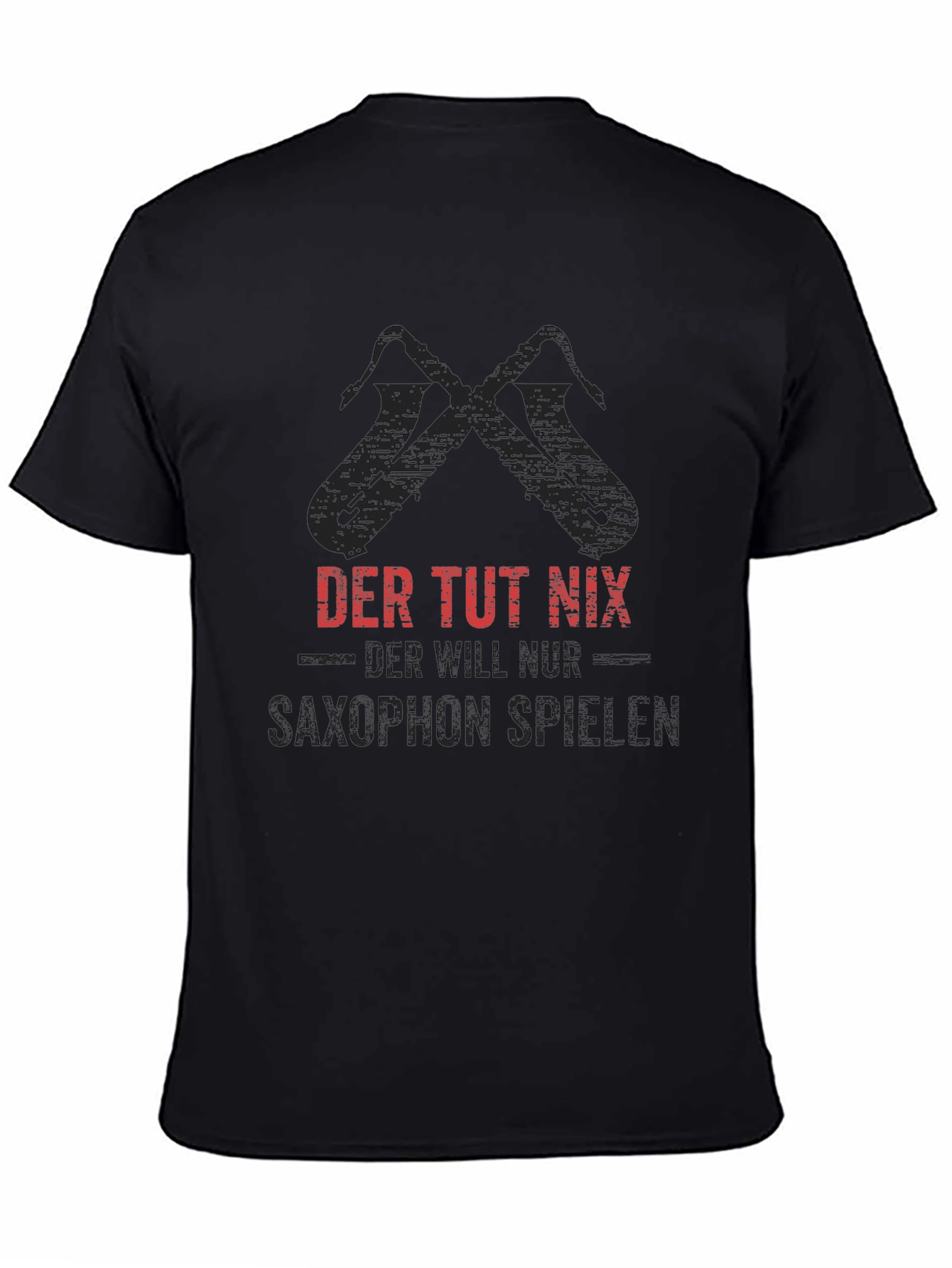 Saxophone Player Graphic Tee - Der Tut Nix Design