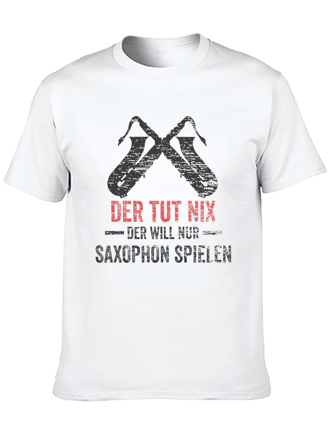 Saxophone Player Graphic Tee - Der Tut Nix Design