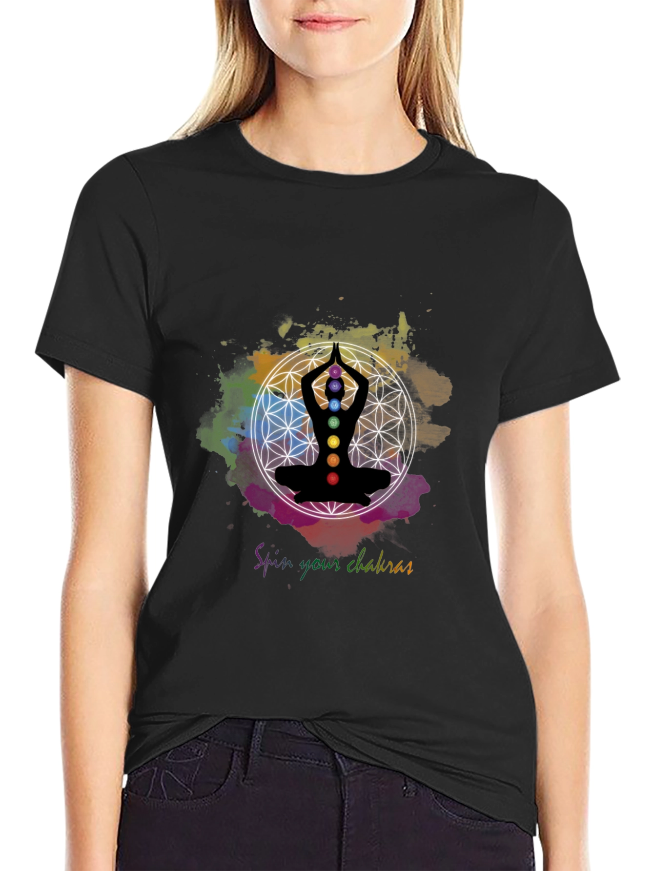 Chakra Balance T-Shirt - Spin Your Chakras Tee