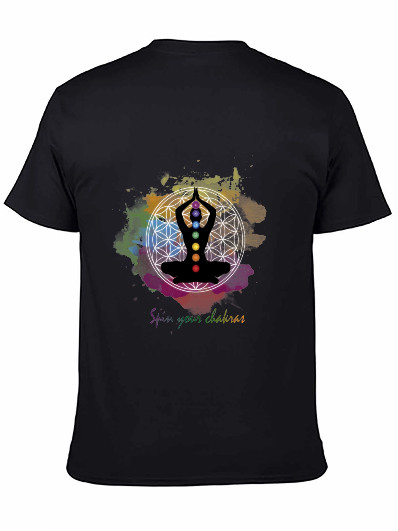 Chakra Balance T-Shirt - Spin Your Chakras Tee