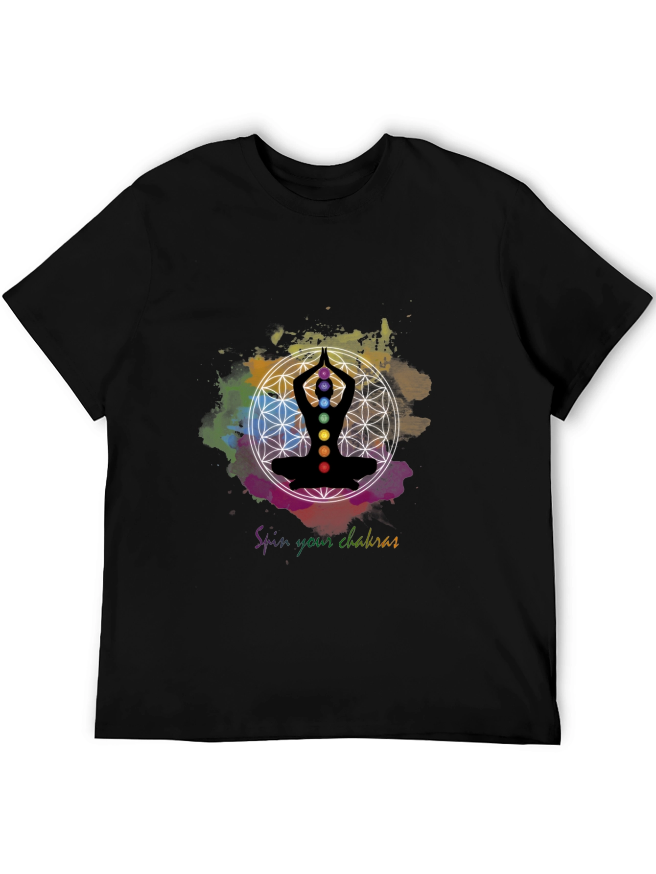 Chakra Balance T-Shirt - Spin Your Chakras Tee