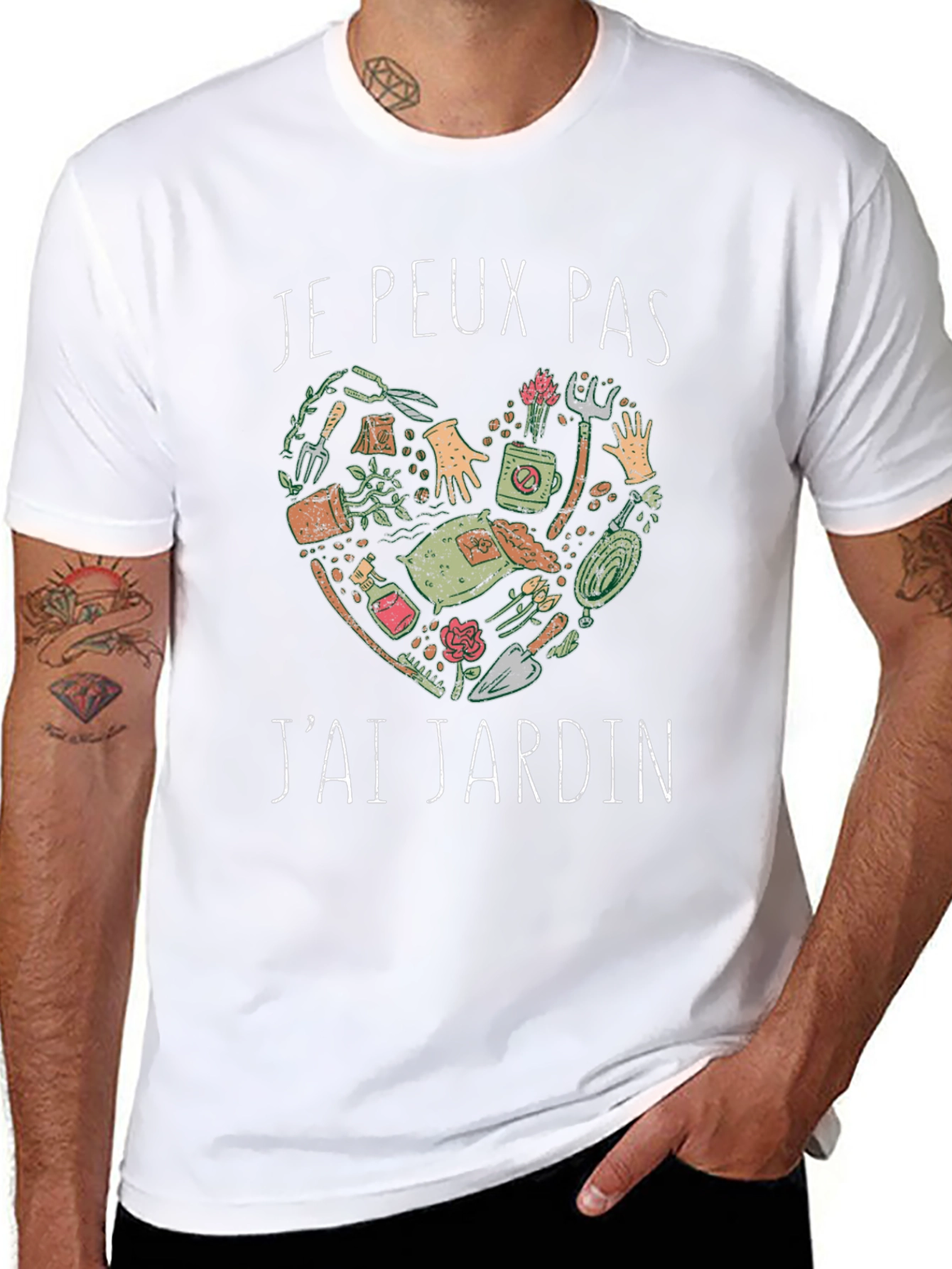 Gardener T-Shirt - Je Peux Pas Jai Jardin