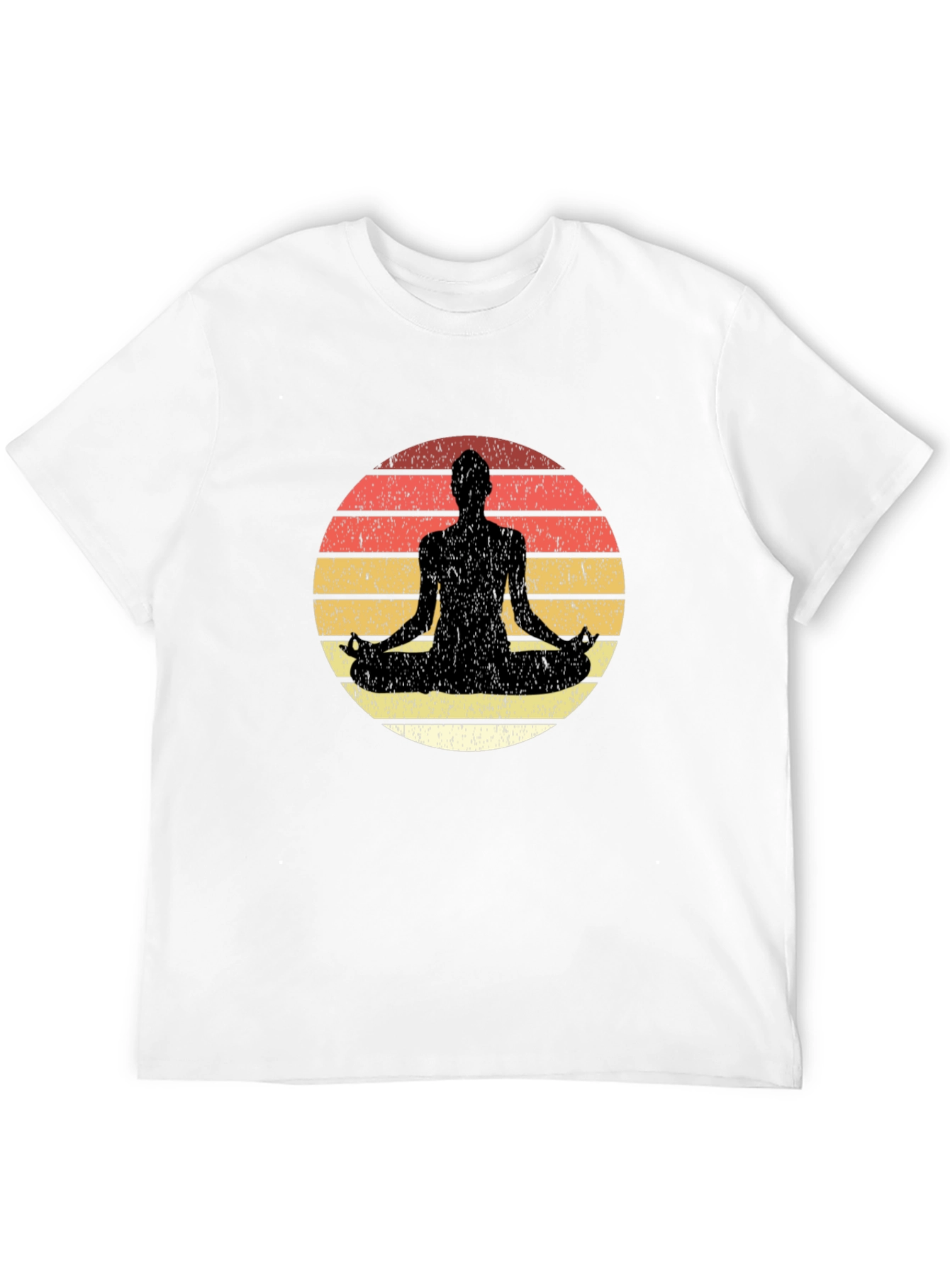 Yoga Sunset Meditation Graphic Tee