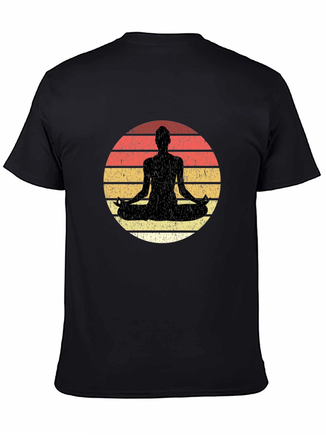Yoga Sunset Meditation Graphic Tee