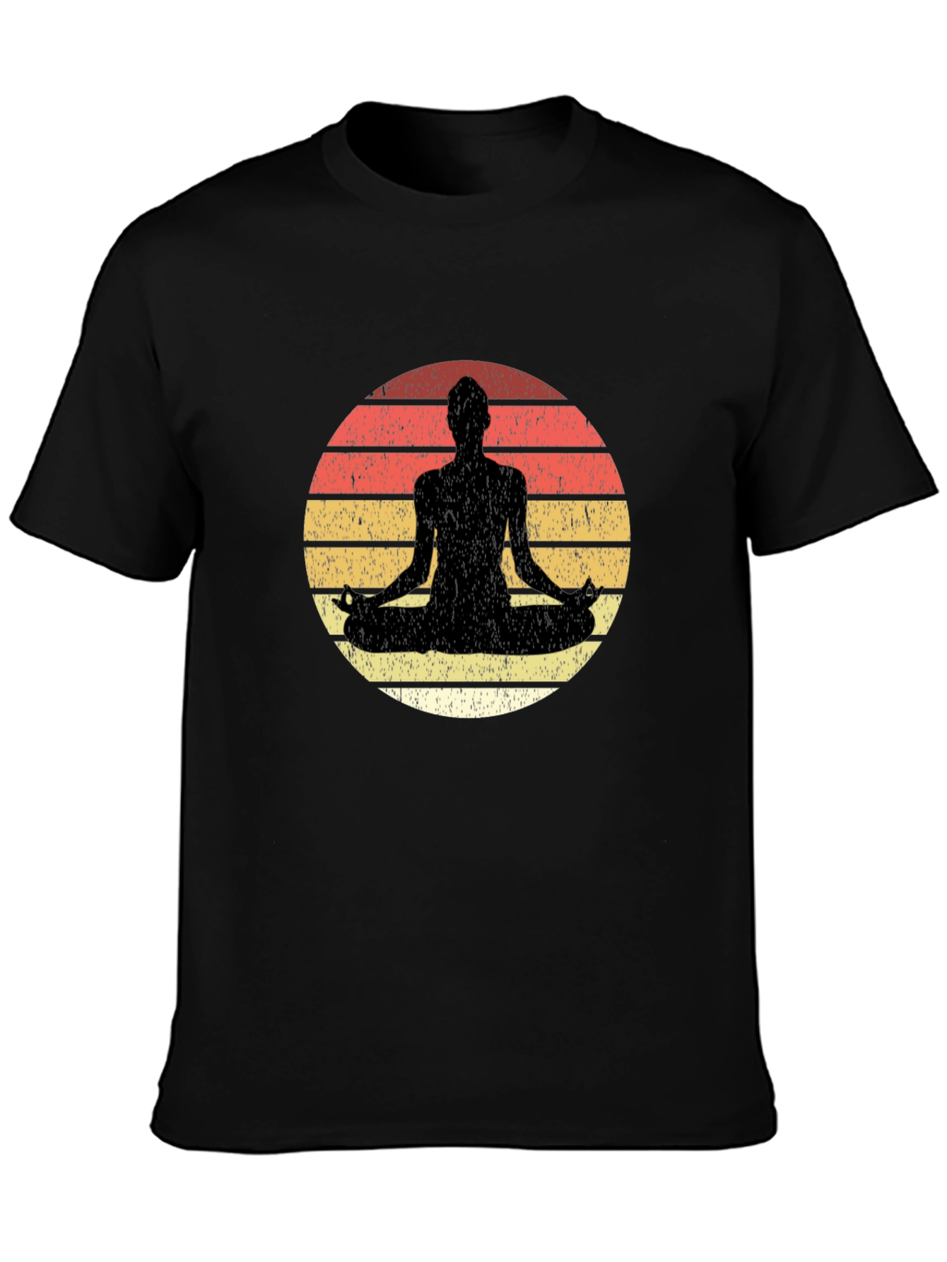 Yoga Sunset Meditation Graphic Tee