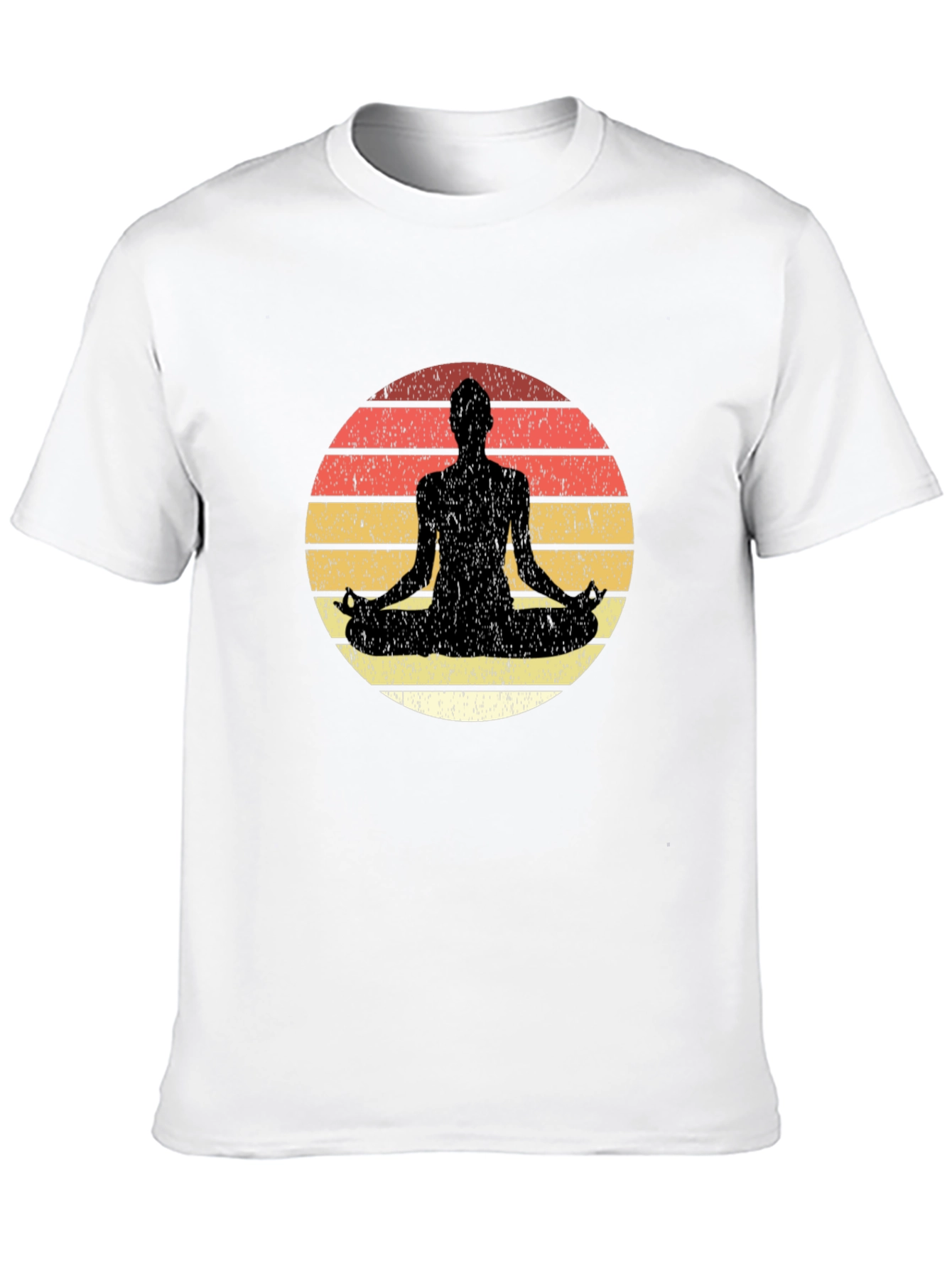 Yoga Sunset Meditation Graphic Tee