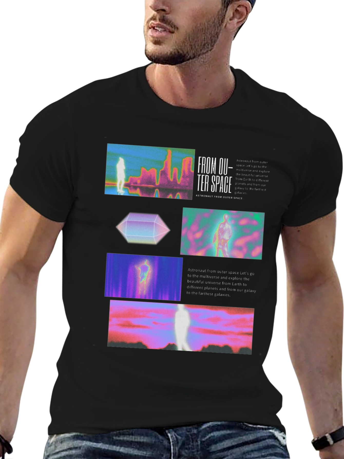 Outer Space Graphic T-Shirt