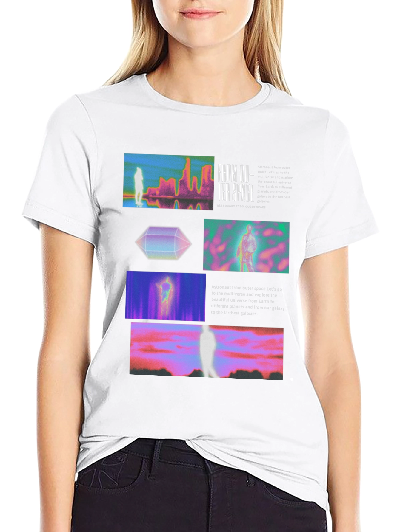 Outer Space Graphic T-Shirt