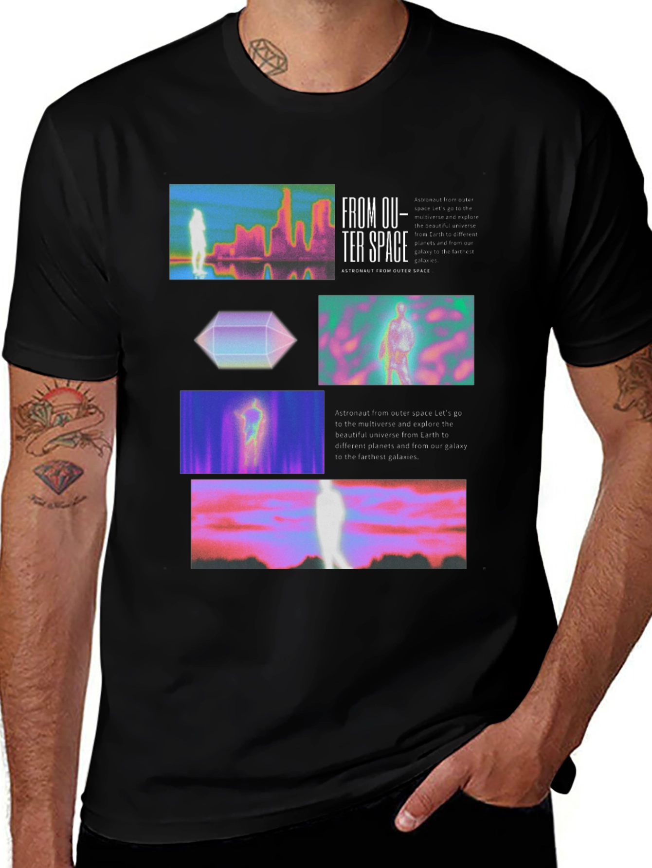 Outer Space Graphic T-Shirt