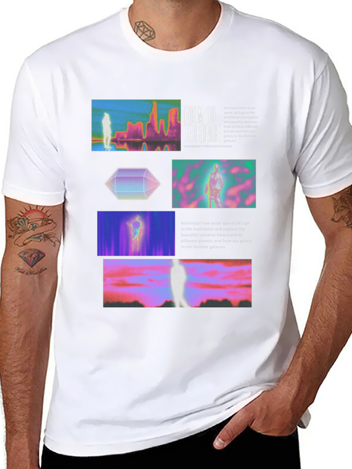 Outer Space Graphic T-Shirt
