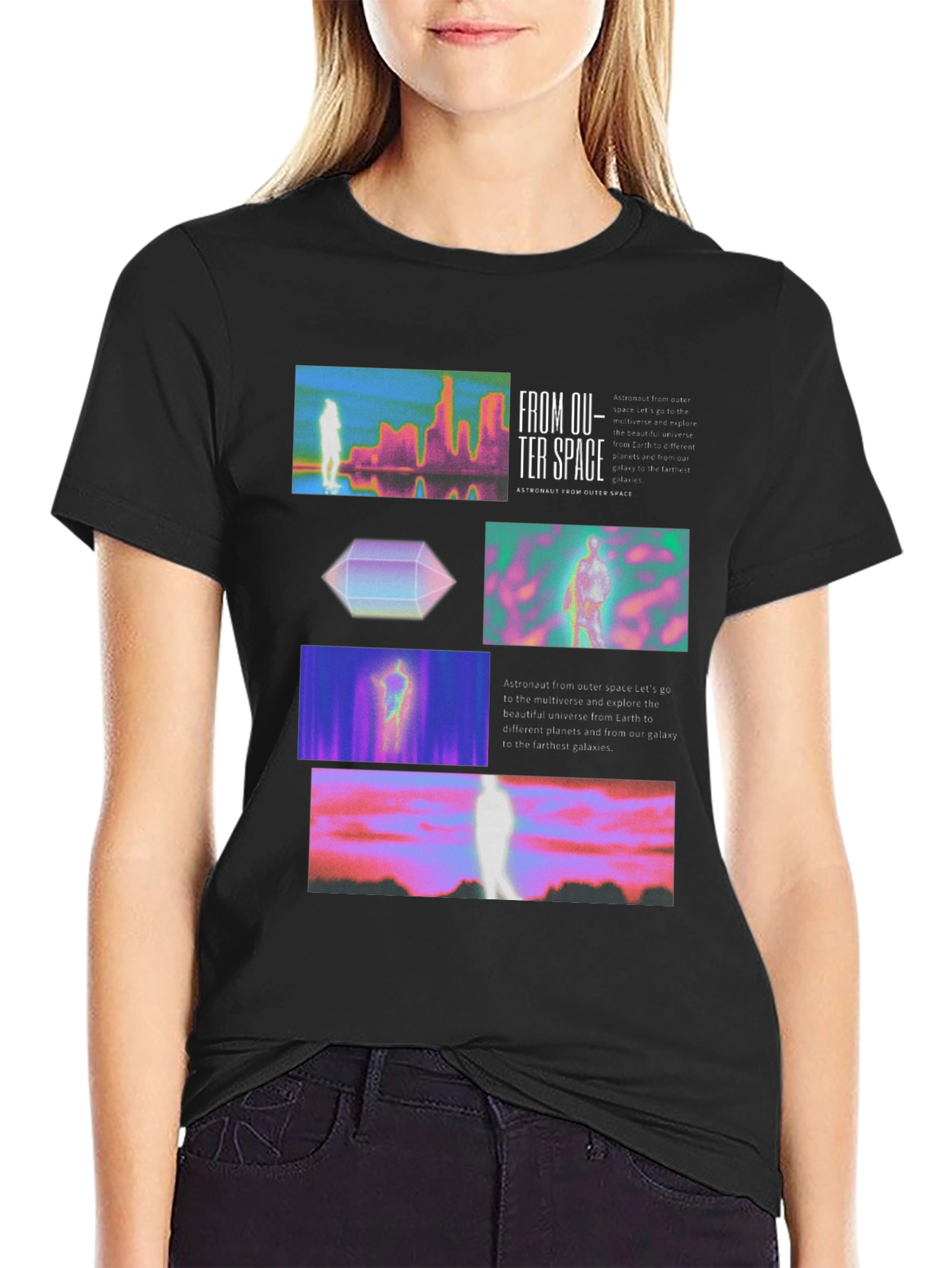 Outer Space Graphic T-Shirt