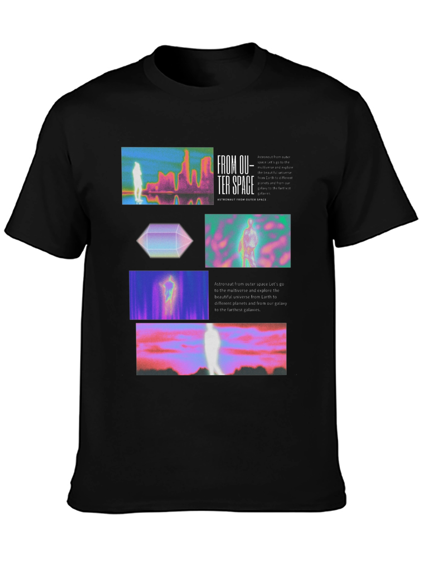 Outer Space Graphic T-Shirt