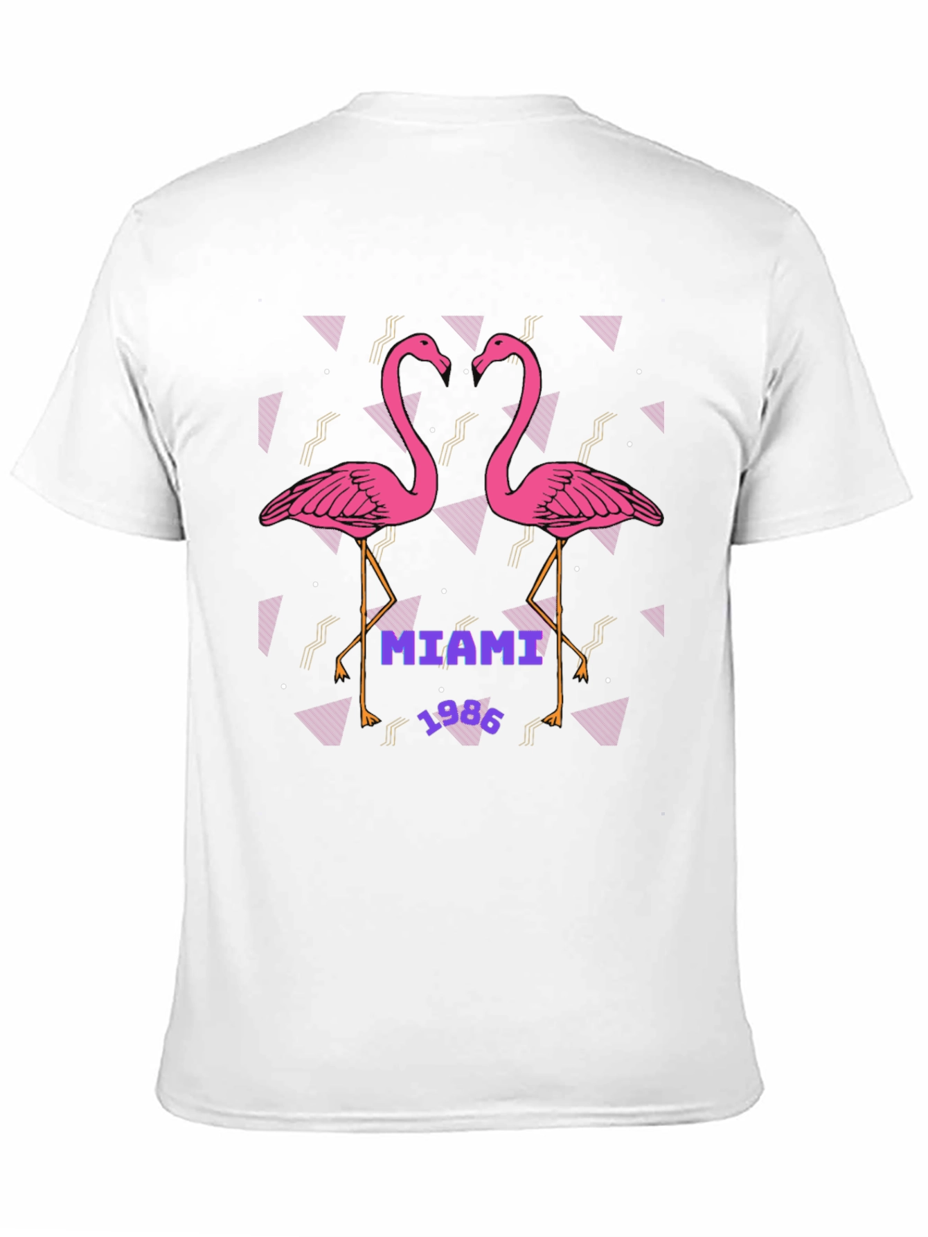 Miami 1986 Flamingo Graphic T-Shirt