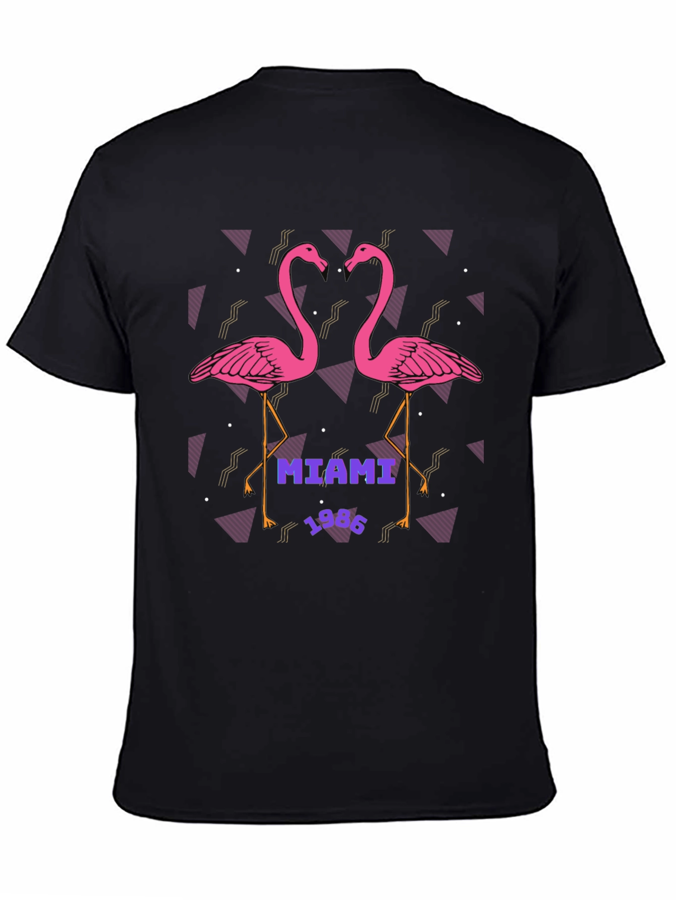 Miami 1986 Flamingo Graphic T-Shirt