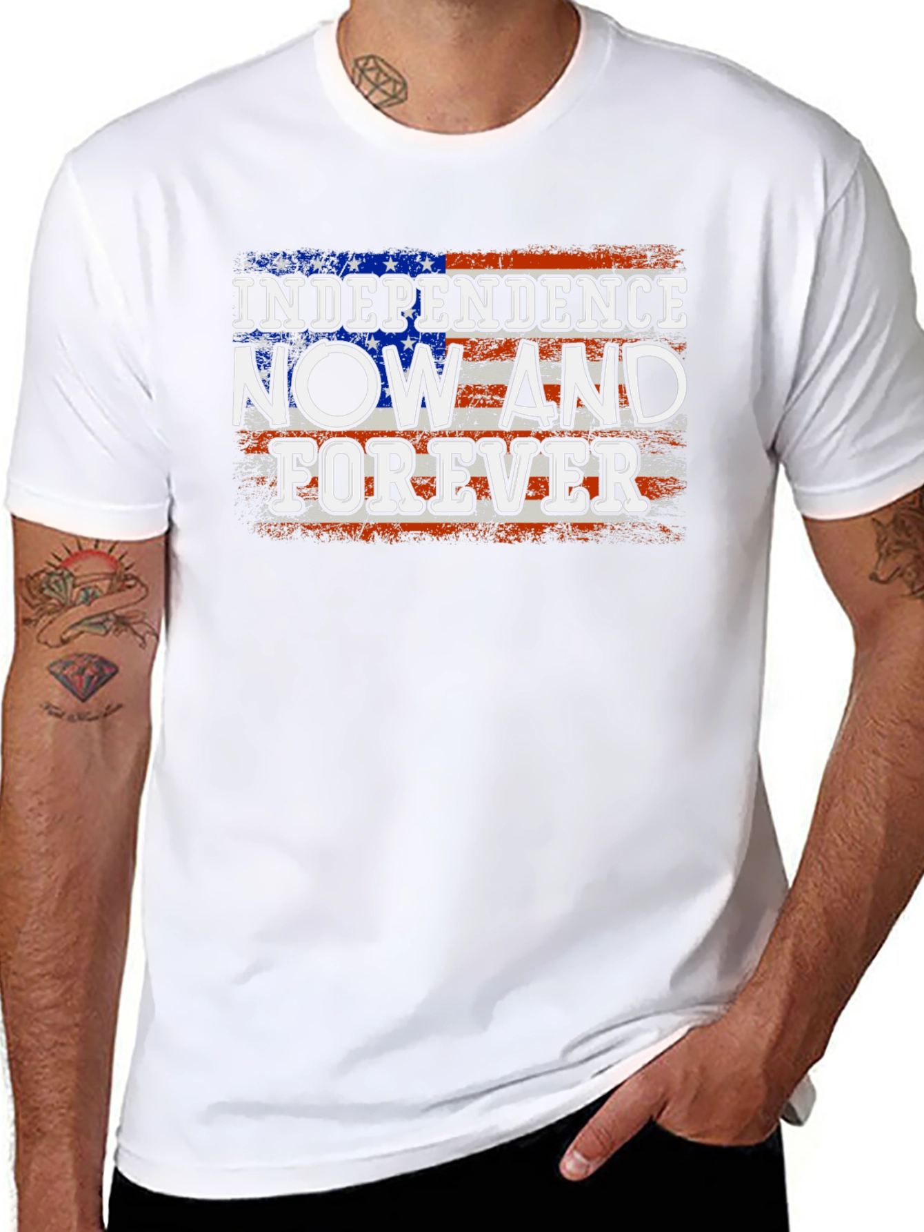 Independence Now and Forever Patriotic T-Shirt
