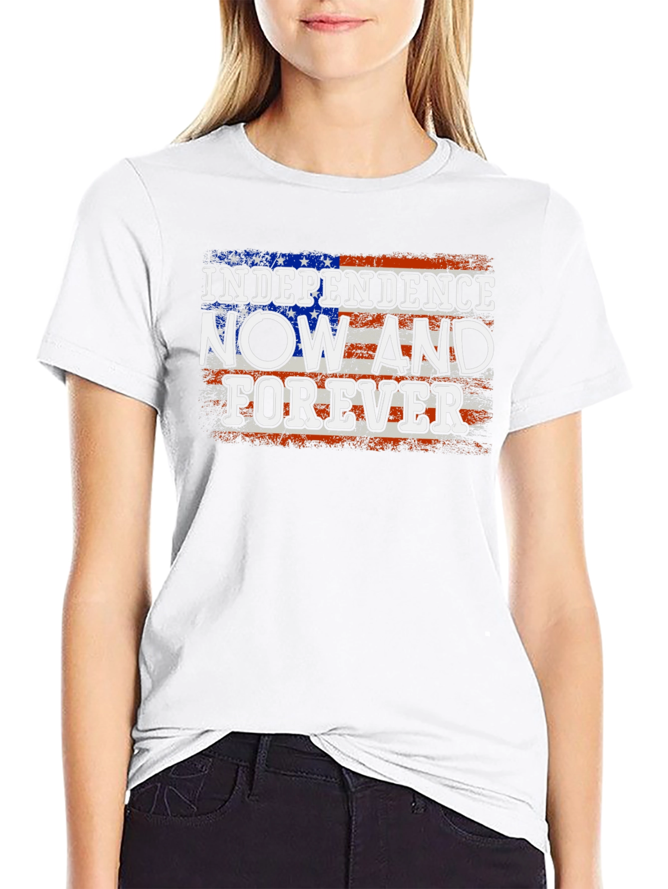 Independence Now and Forever Patriotic T-Shirt