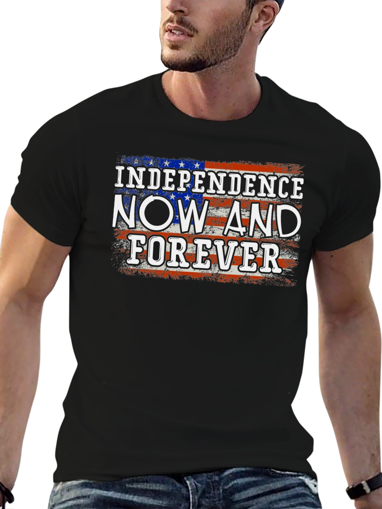 Independence Now and Forever Patriotic T-Shirt