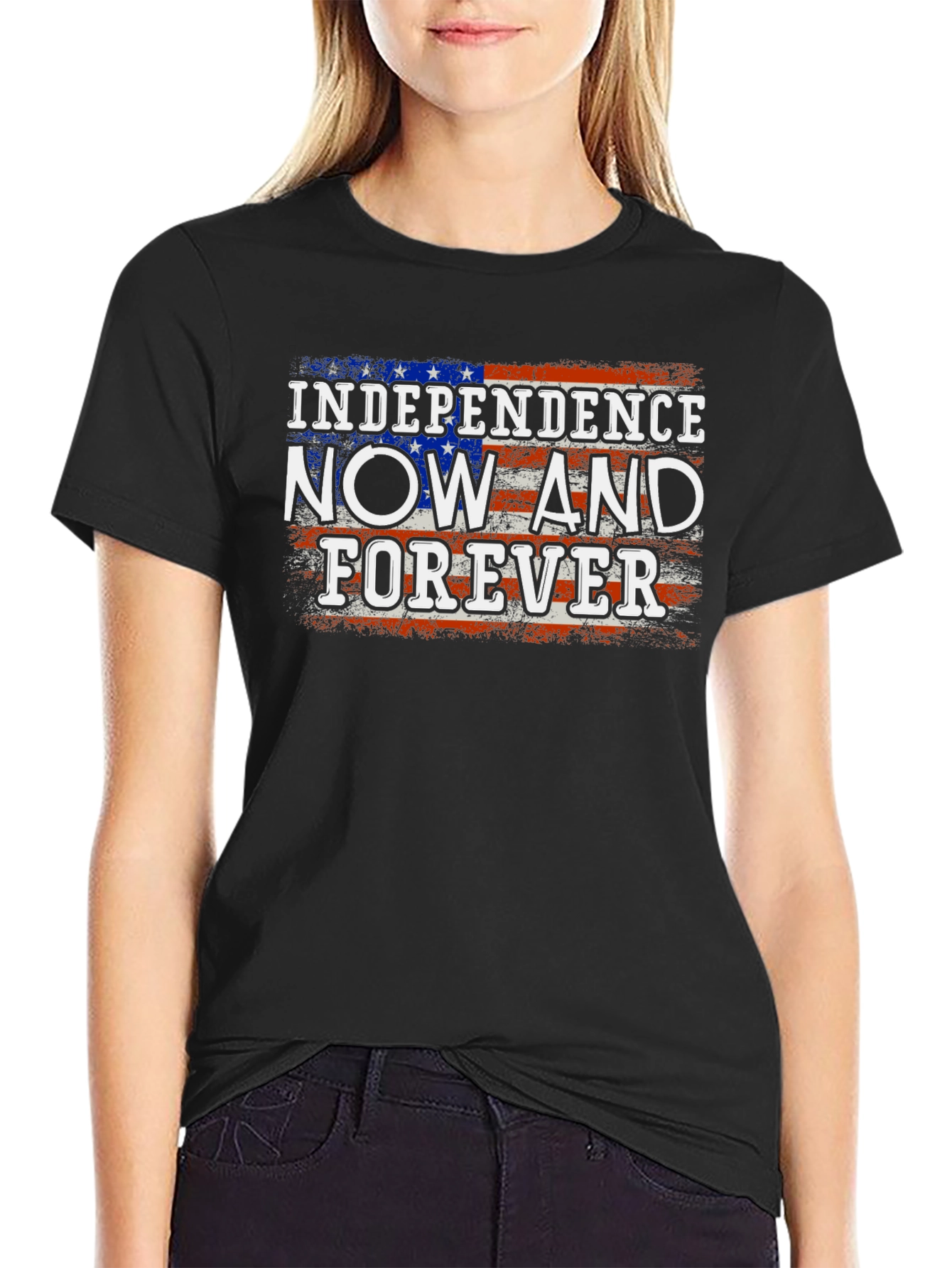 Independence Now and Forever Patriotic T-Shirt