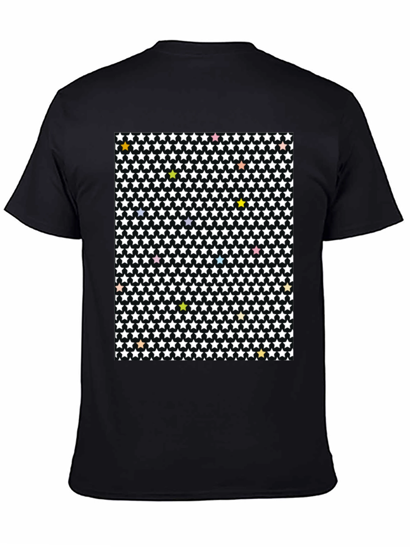 Starry Night T-Shirt - Patterned Cotton Tee