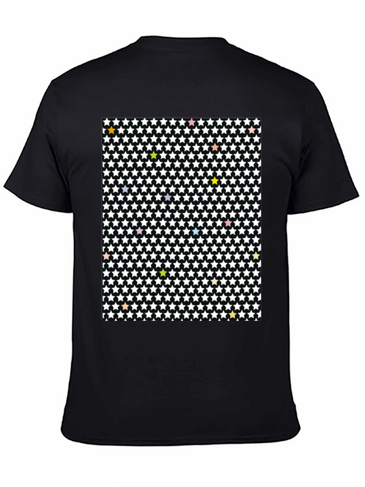 Starry Night T-Shirt - Patterned Cotton Tee