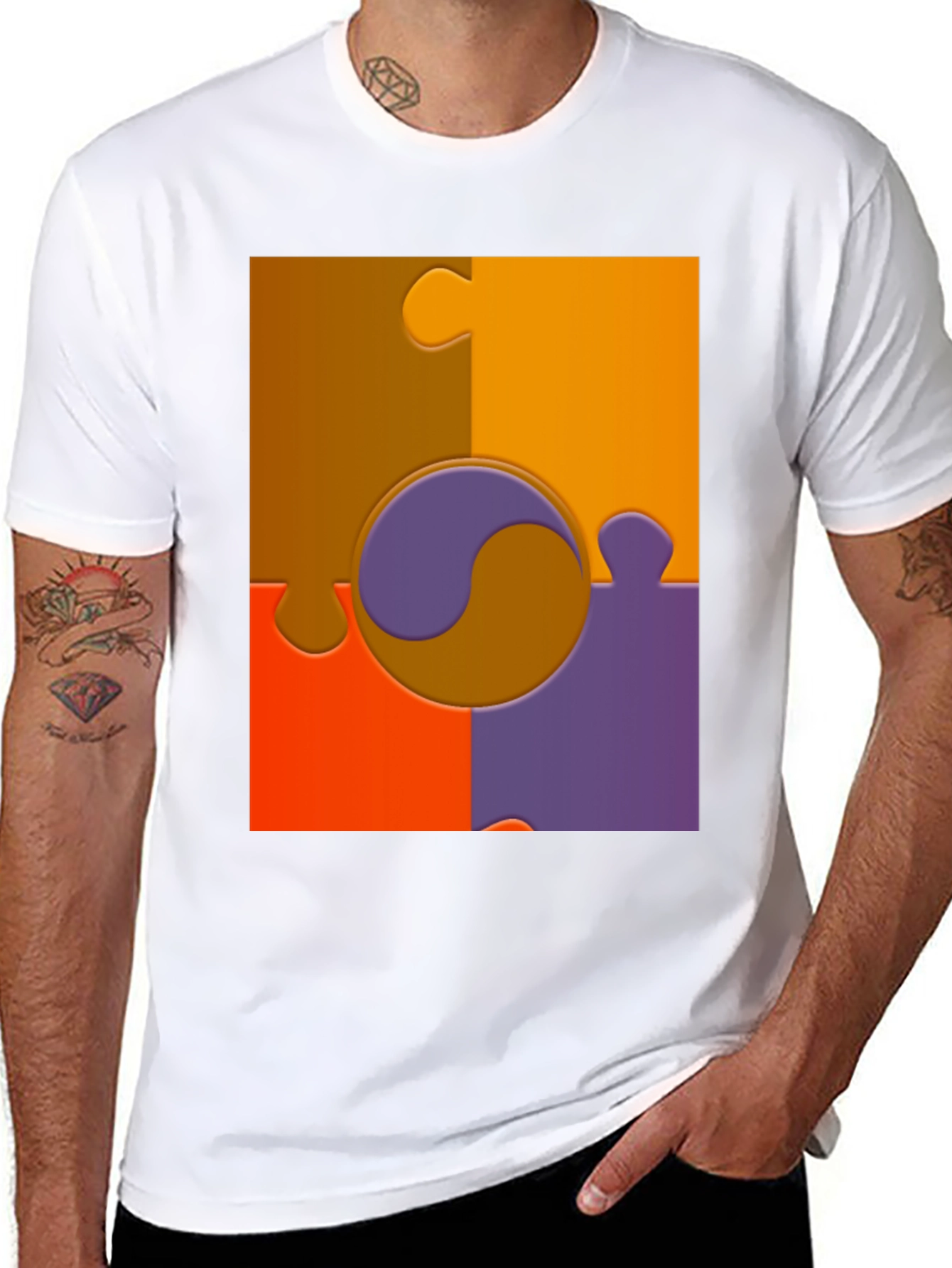 Puzzle Piece Graphic Tee