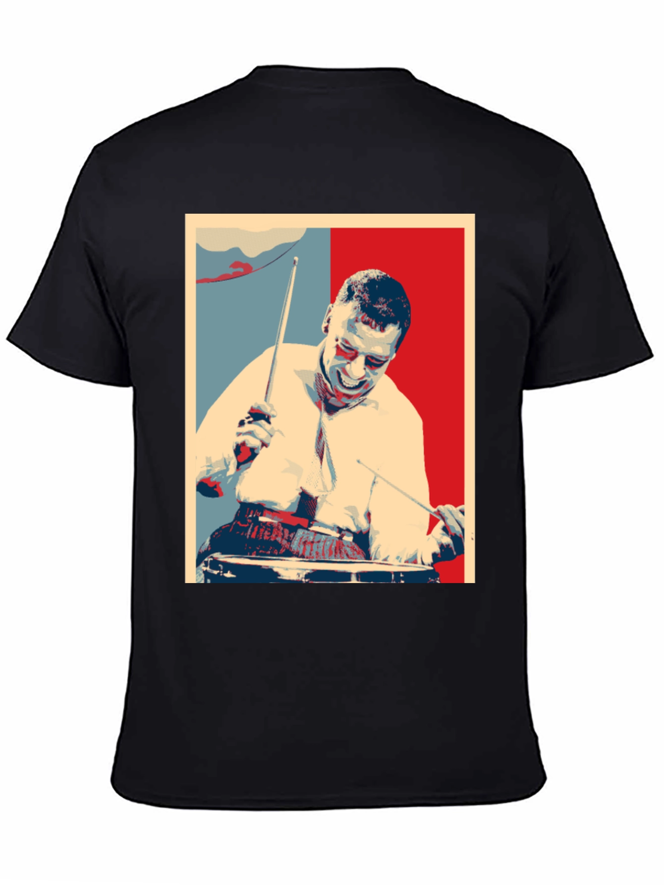 Drummer Graphic T-Shirt - Black