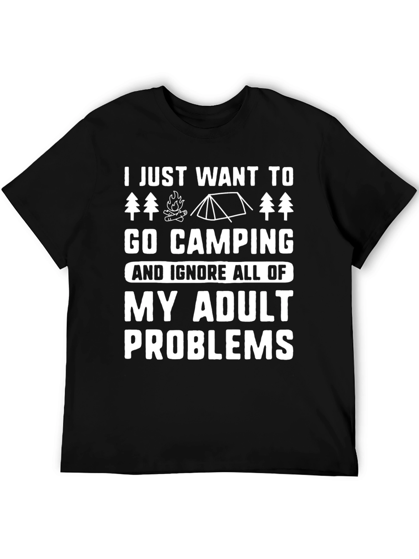 Camping Adult Problems T-Shirt