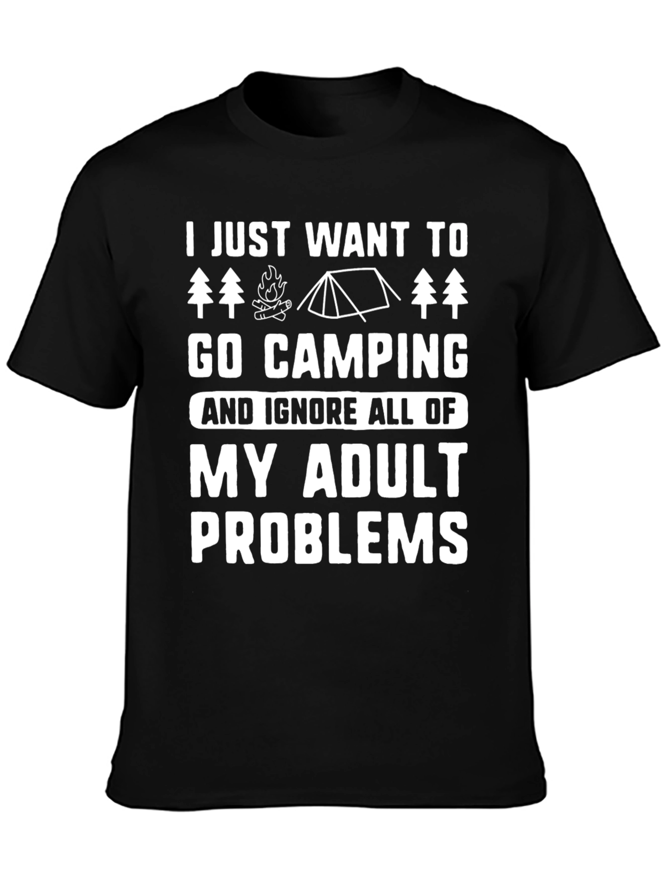 Camping Adult Problems T-Shirt