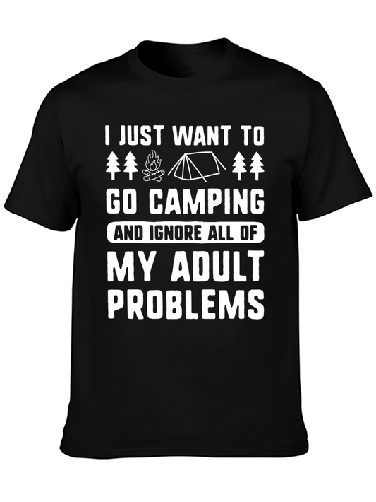 Camping Adult Problems T-Shirt