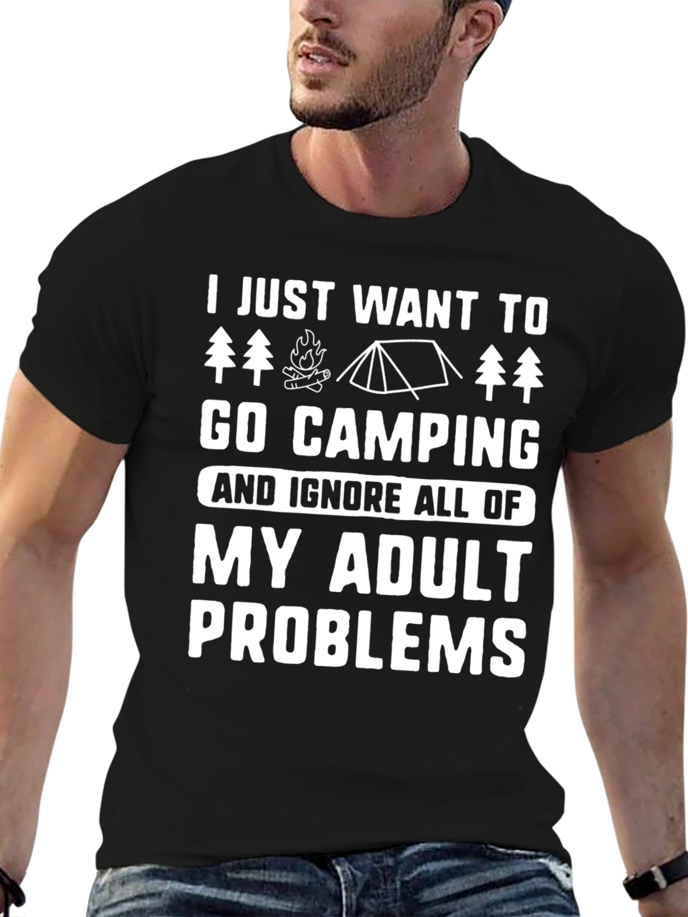 Camping Adult Problems T-Shirt