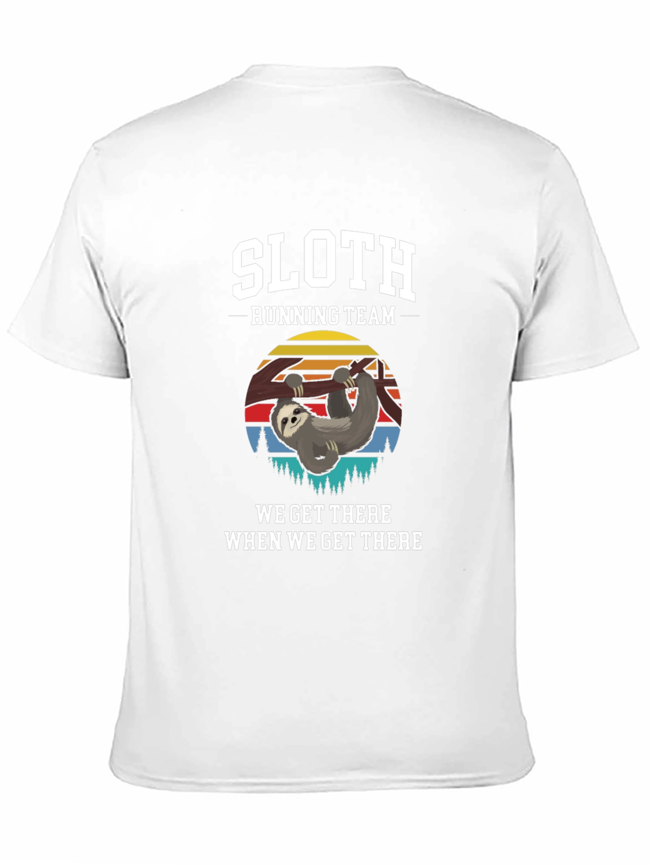 Sloth Running Team T-Shirt: Relaxed Pace Humorous Style