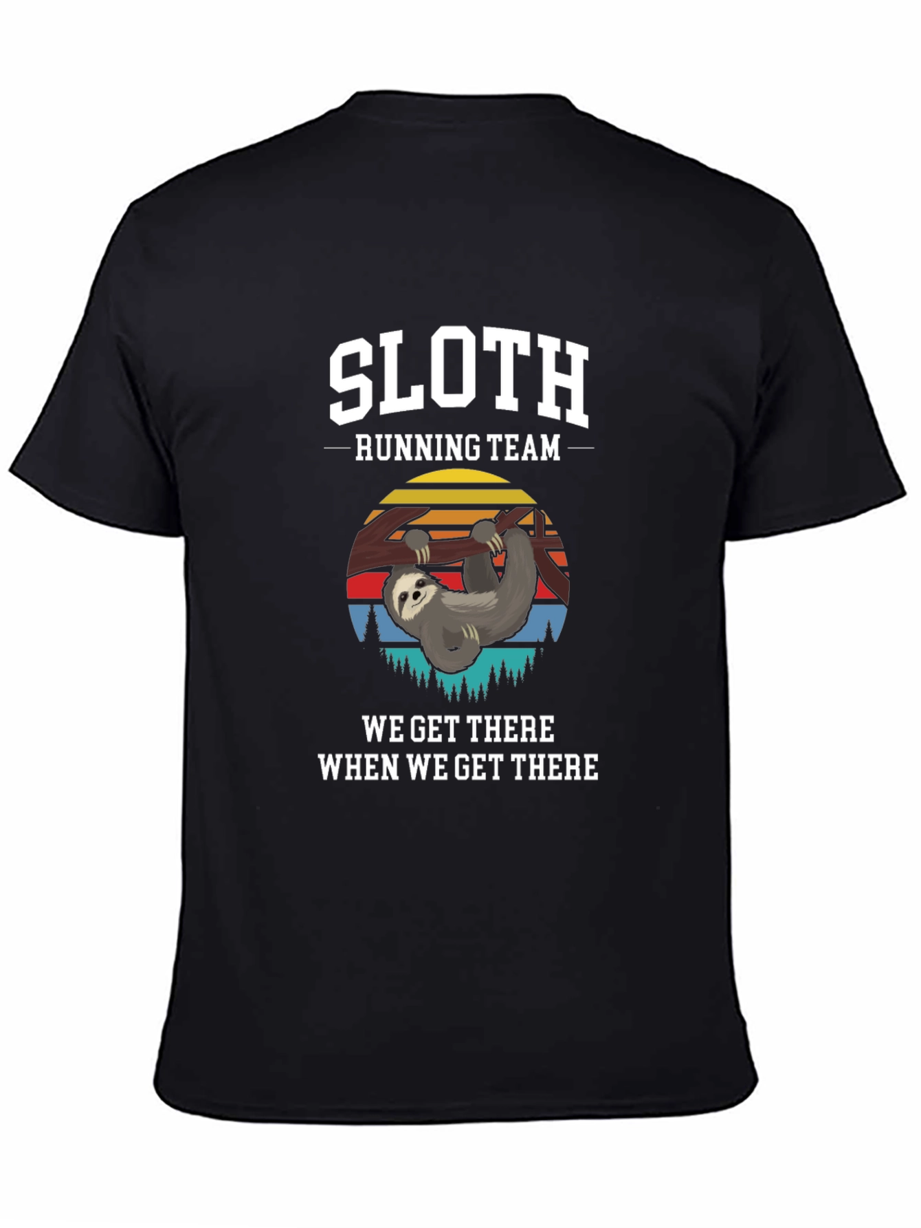 Sloth Running Team T-Shirt: Relaxed Pace Humorous Style