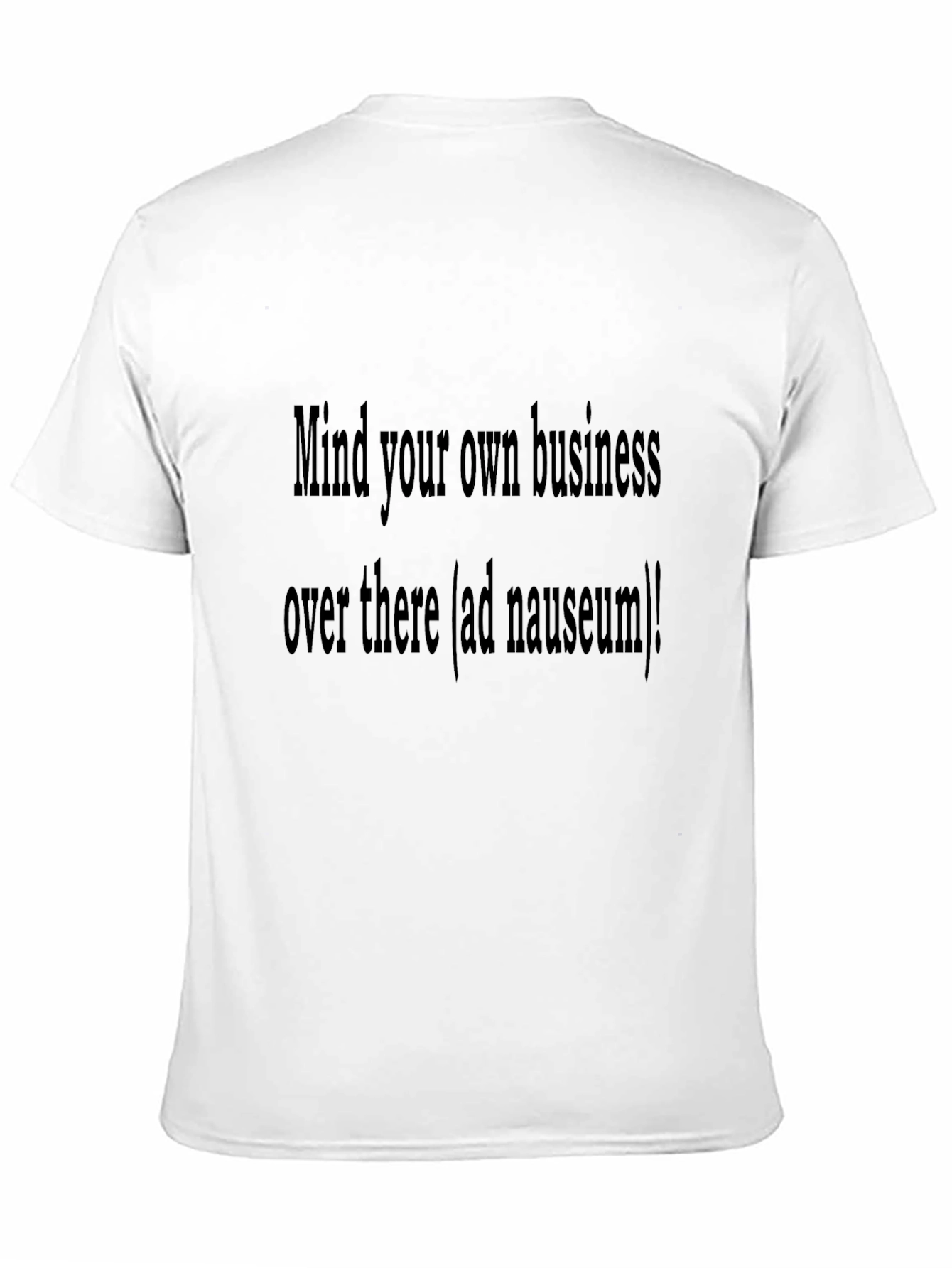 Mind Your Business T-Shirt - Black Slogan Tee