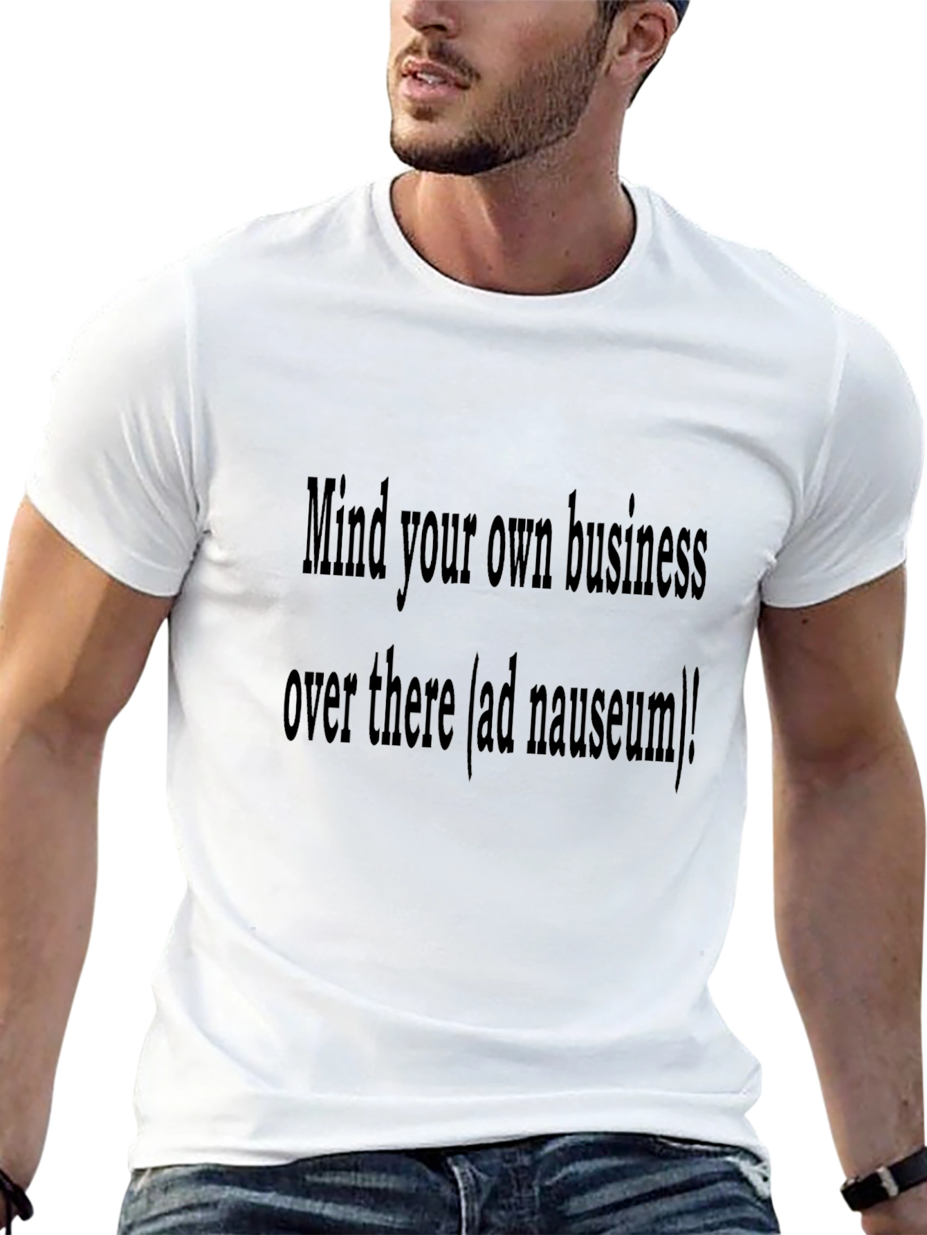 Mind Your Business T-Shirt - Black Slogan Tee
